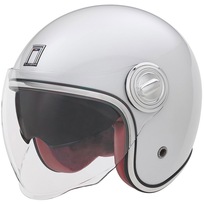 Offener Motorradhelm NOX PREMIUM Heritage weiß