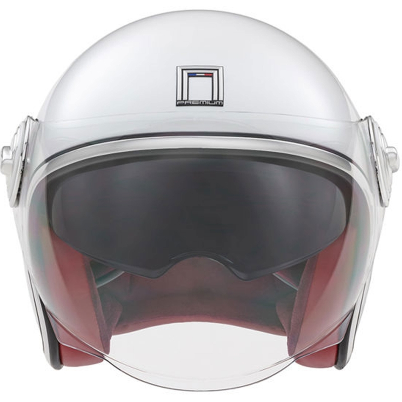 Offener Motorradhelm NOX PREMIUM Heritage weiß