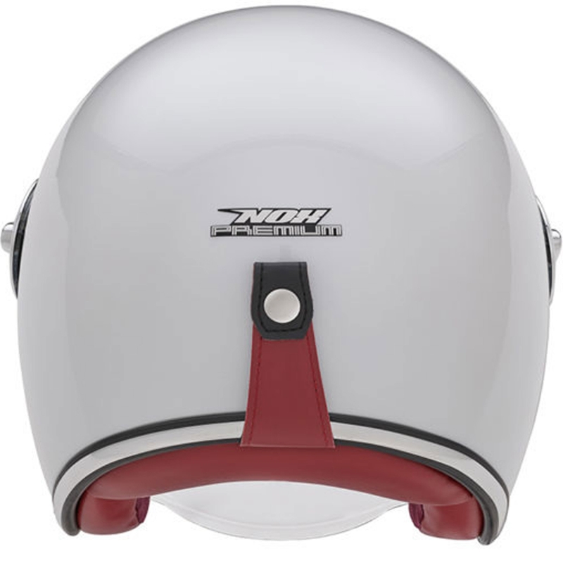 Offener Motorradhelm NOX PREMIUM Heritage weiß