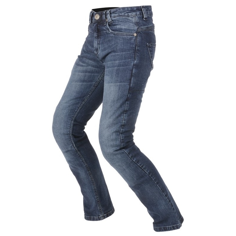 Damen Ayrton Modus Blaue Motorradjeans Ausverkauf