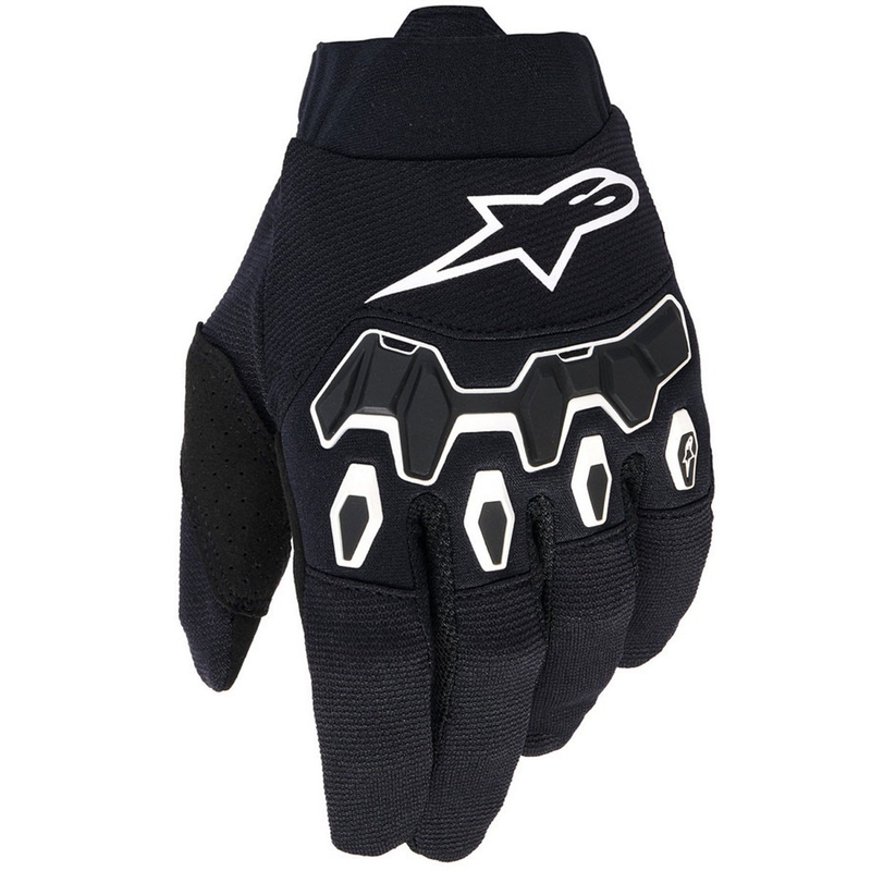 Alpinestars Full Bore V2 Jugend/Kinder Motocross Handschuhe schwarz-weiß