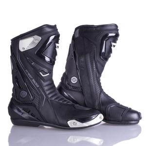 Street Racer GTR Motorradstiefel schwarz