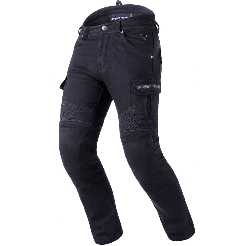 Street Racer Cargo CE Motorradjeans Schwarz