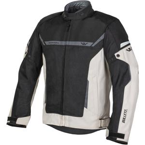 Ayrton Bullet II Flow Motorradjacke creme-sand-grau-schwarz
