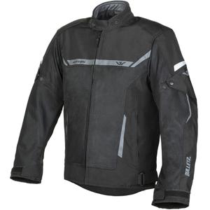 Motorradjacke Ayrton Bullet II Flow schwarz-dunkelgrau