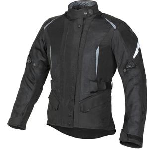 Damen Motorradjacke Ayrton Teressa II Flow schwarz-grau