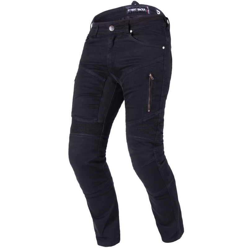 Street Racer Stretch II CE Motorradjeans Schwarz