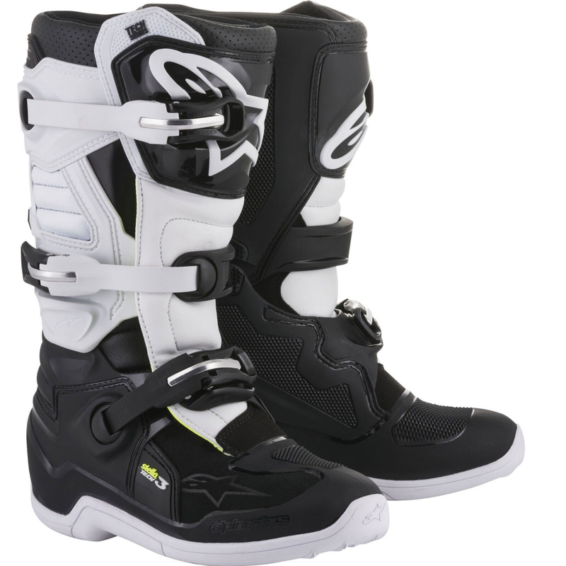 Motocrossstiefel Alpinestars Stella Tech 3 Schwarz-Weiß Damen