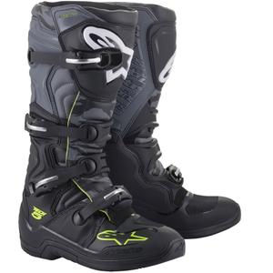 Alpinestars TECH 5 Motorradstiefel schwarz-grau-fluo gelb