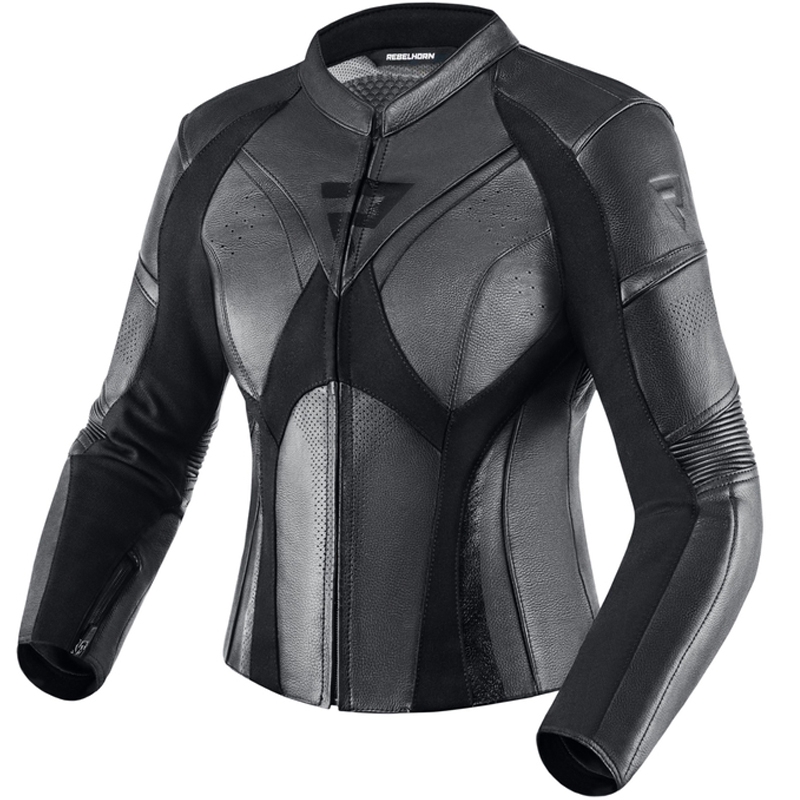 Damen Motorradjacke Rebelhorn Rebel schwarz