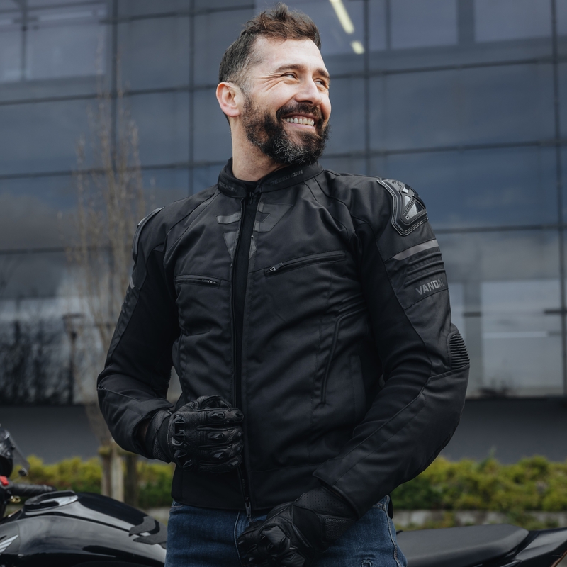 Rebelhorn Vandal Motorradjacke schwarz