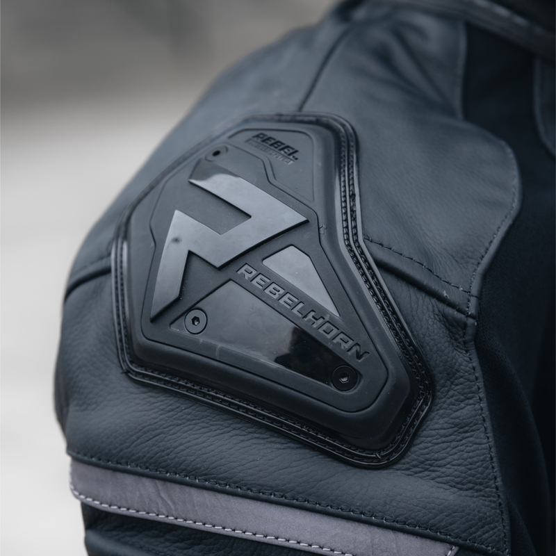 Rebelhorn Vandal Leder Motorradjacke schwarz