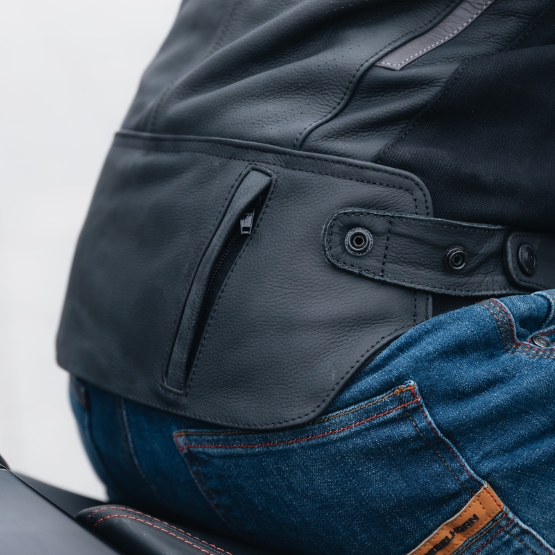 Rebelhorn Vandal Leder Motorradjacke schwarz