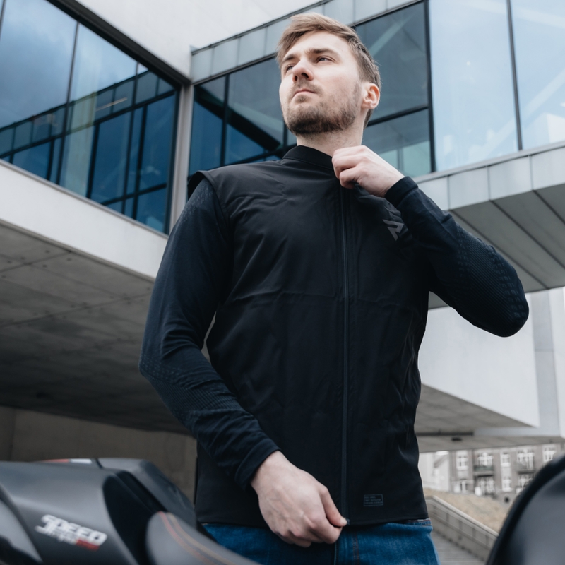 Rebelhorn Vandal Leder Motorradjacke schwarz