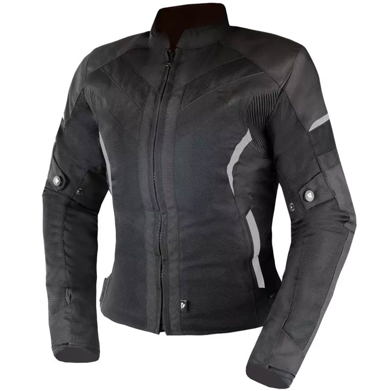 Damen Motorradjacke Street Racer Betty II Air schwarz