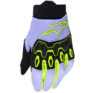 Alpinestars Full Bore V2 Jugend/Kinder Motocross Handschuhe lila-neongelb