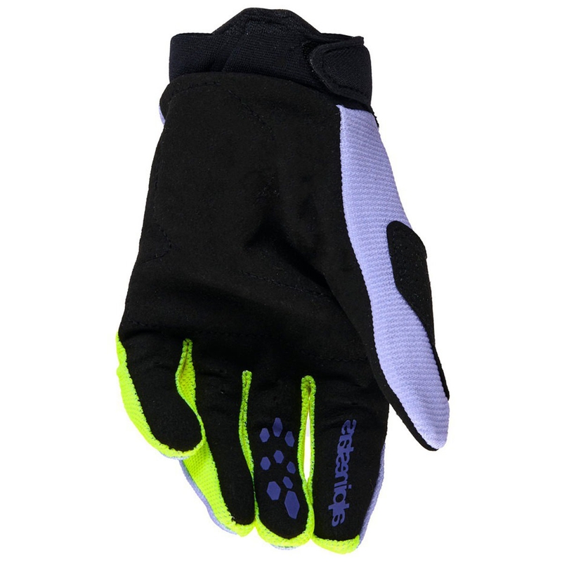Alpinestars Full Bore V2 Jugend/Kinder Motocross Handschuhe lila-neongelb