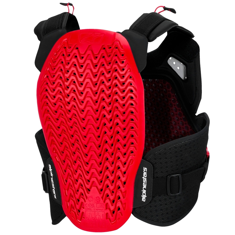 Alpinestars A-4 Plasma Brustschutz schwarz-rot-weiß