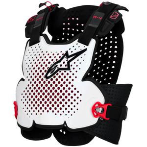 Alpinestars A-4 Plasma Brustschutz schwarz-rot-weiß