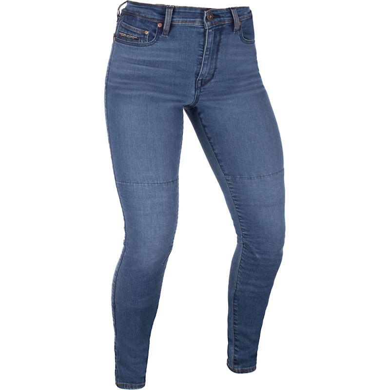 Damen Motorradjeans OXFORD SOFIA AA Slim hellblau