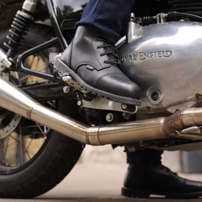 Oxford Merton 2.0 Motorradstiefel schwarz