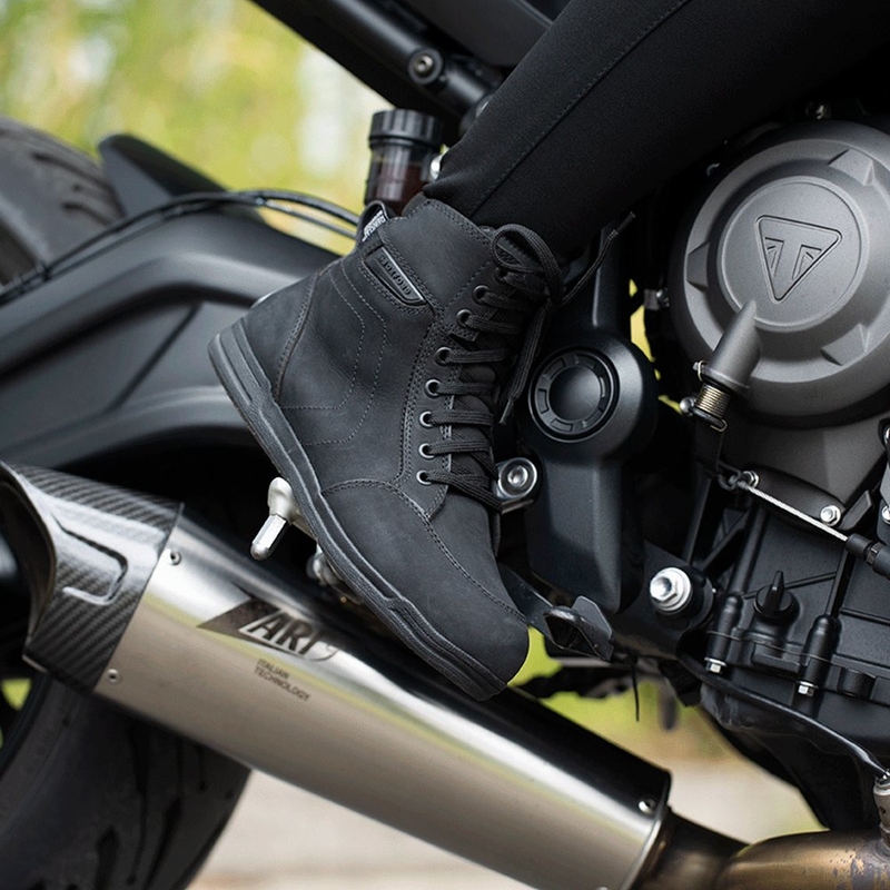 Damen Motorradstiefel OXFORD KICKBACK DRY2DRY™ schwarz