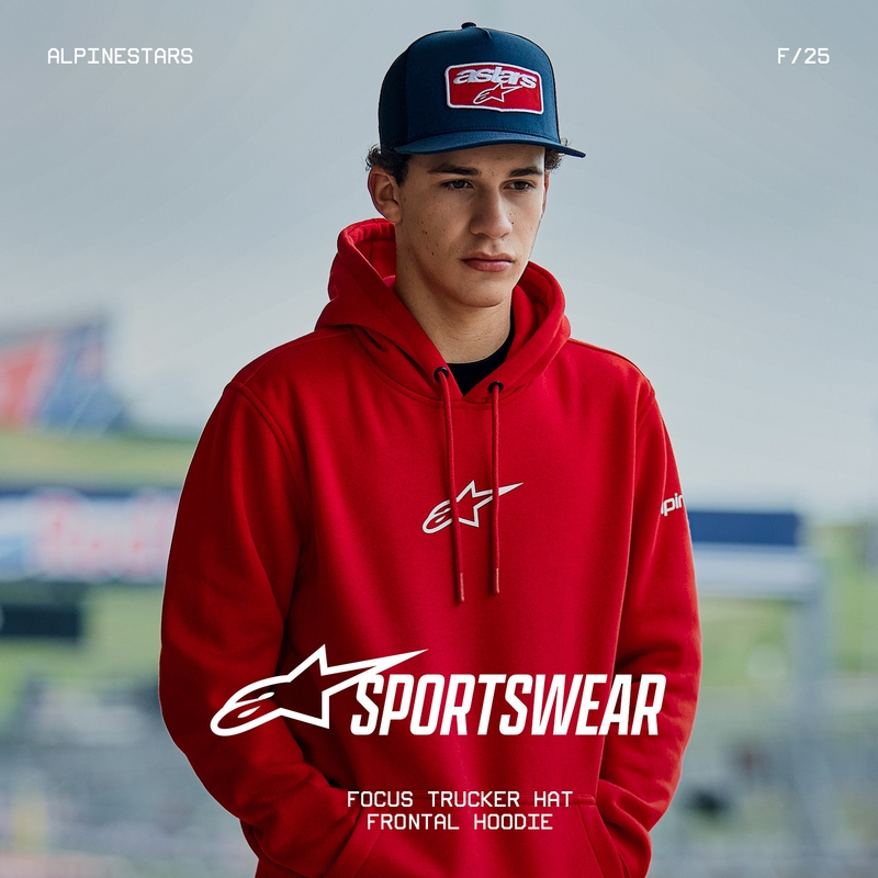 Alpinestars Frontal Hoodie rot