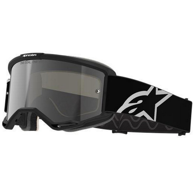 Alpinestars Vision 5 Corp Motocrossbrille schwarz mit klarer Linse
