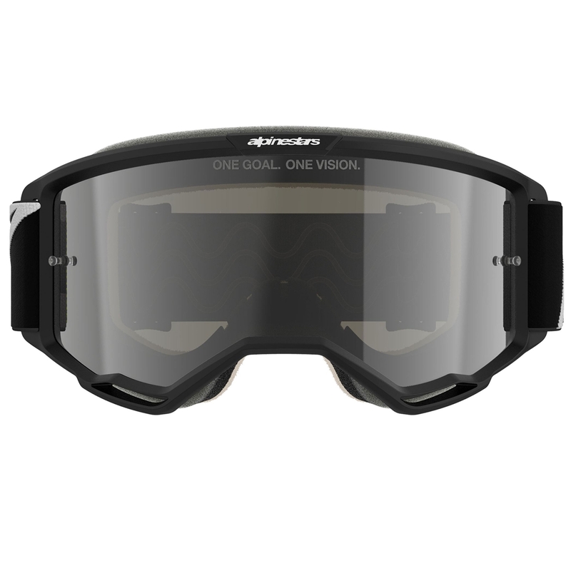 Alpinestars Vision 5 Corp Motocrossbrille schwarz mit klarer Linse