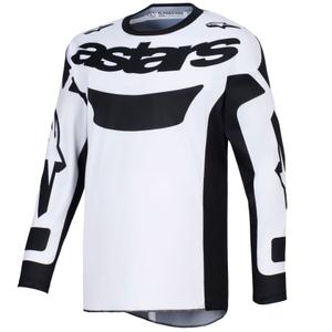 Alpinestars Racer Riway Motocrosstrikot weiß-schwarz