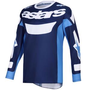 Alpinestars Racer Riway Motocross Trikot blau-hellblau-weiß