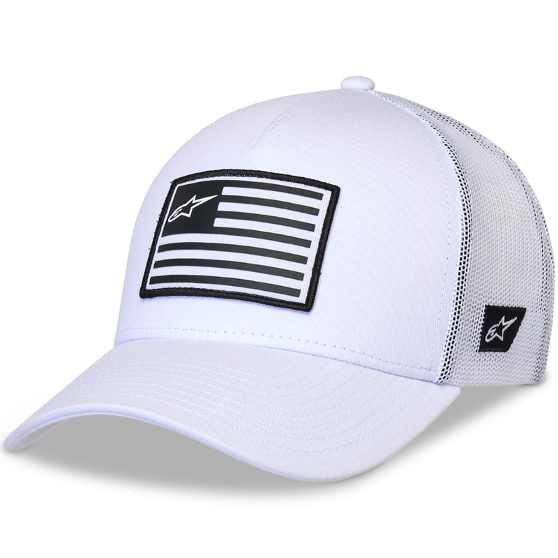 Alpinestars Flag Snap Hat weiß-weiß