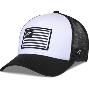 Alpinestars Flag Snap Hat weiß-schwarz
