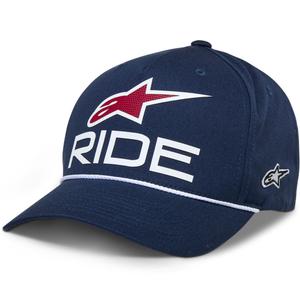 Alpinestars Ride Comp Snapback Cap blau-weiß-rot