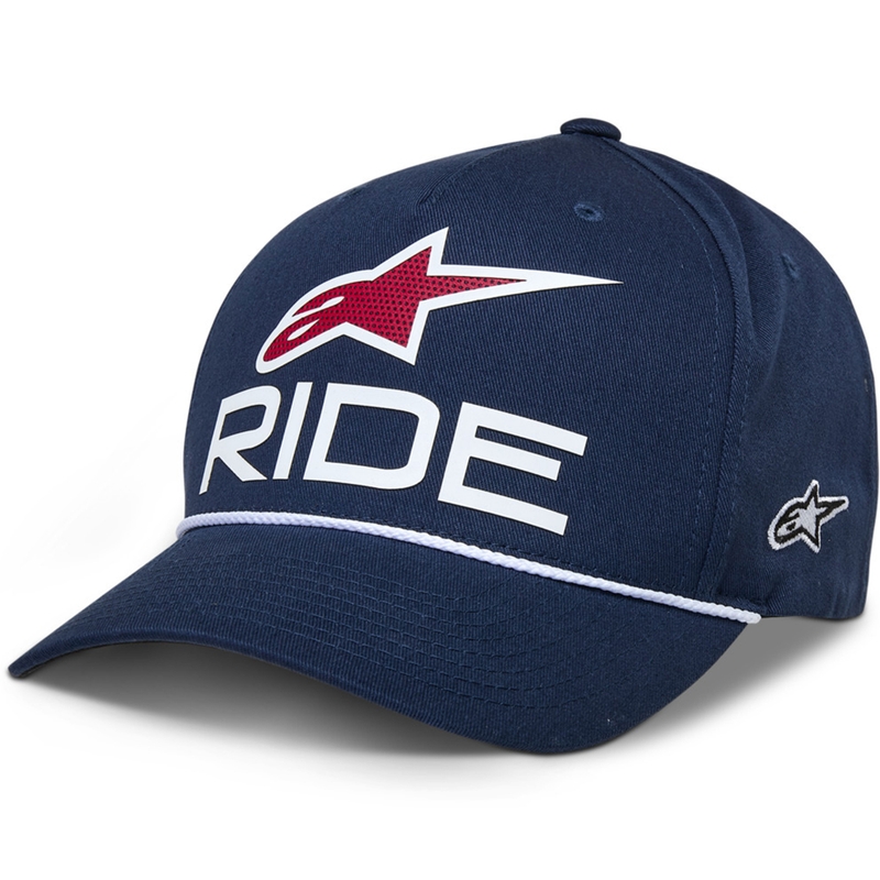 Alpinestars Ride Comp Snapback Cap blau-weiß-rot