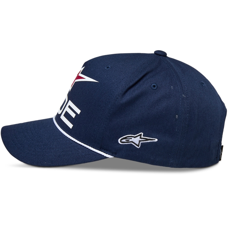 Alpinestars Ride Comp Snapback Cap blau-weiß-rot