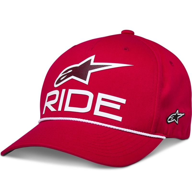 Alpinestars Ride Comp Snapback Cap rot-weiß-schwarz