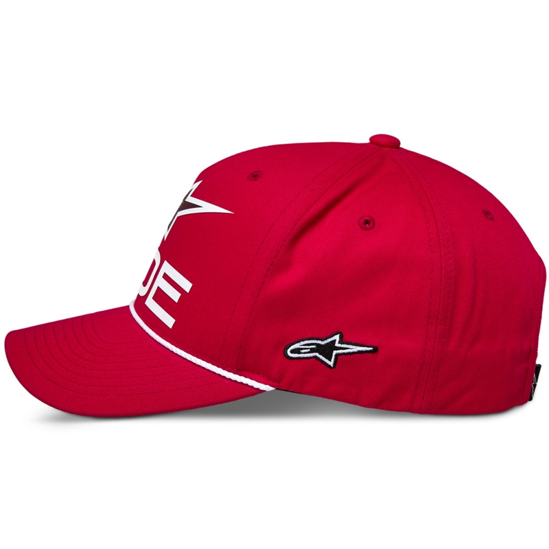 Alpinestars Ride Comp Snapback Cap rot-weiß-schwarz