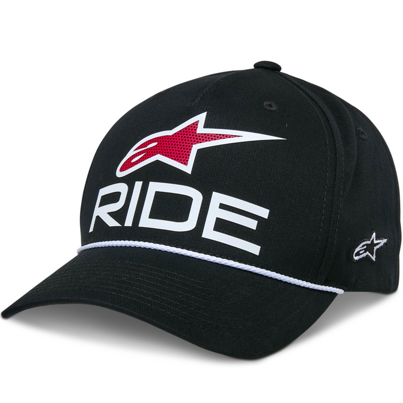 Alpinestars Ride Comp Snapback Cap schwarz-weiß-rot