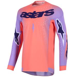 Alpinestars Supertech Scenz Motocross-Trikot orange-koralle-lila