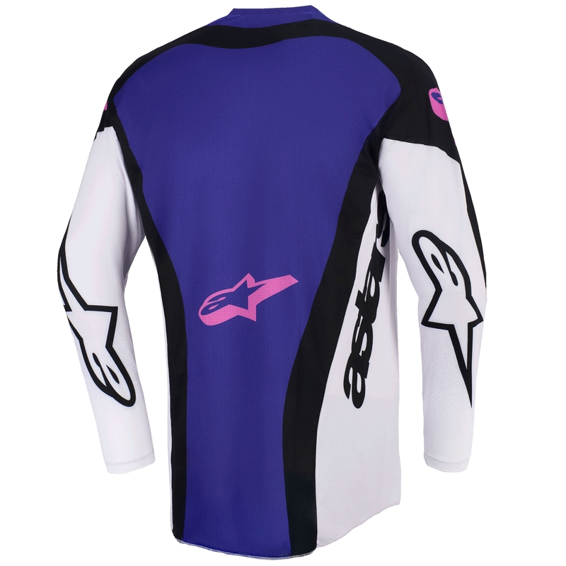 Alpinestars Techstar Knif Motocross-Trikot schwarz-hellgrau-lila