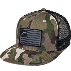 Alpinestars Flag Hat grün camo-schwarz