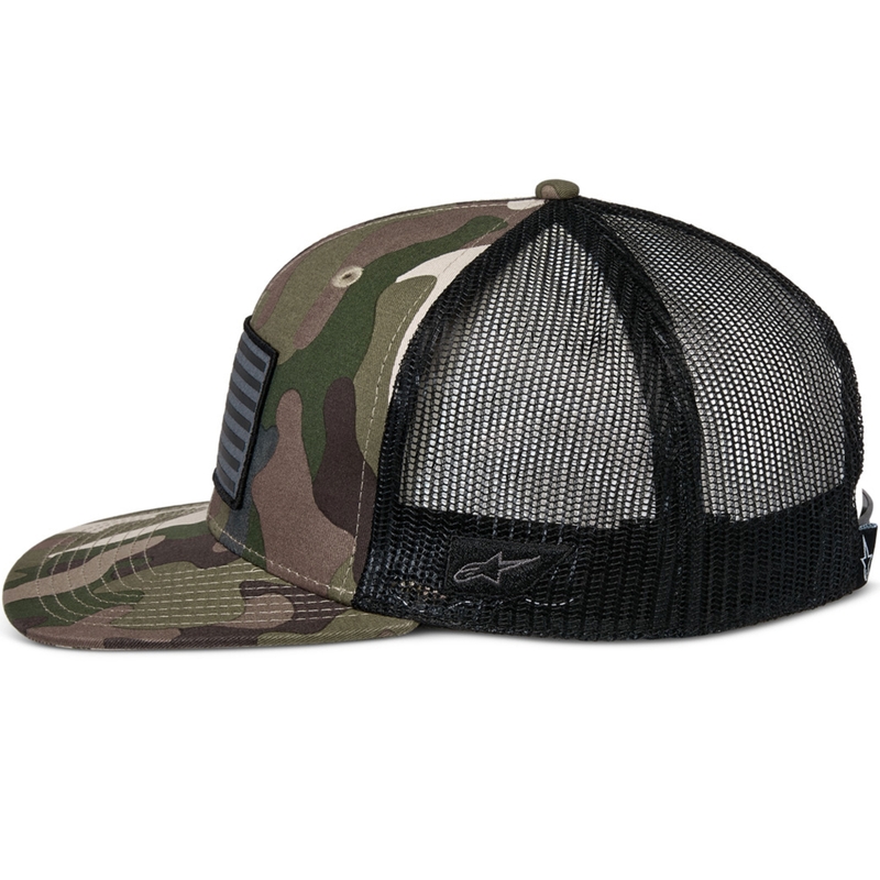 Alpinestars Flag Hat grün camo-schwarz