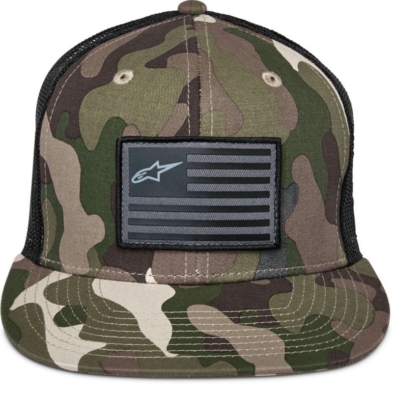 Alpinestars Flag Hat grün camo-schwarz
