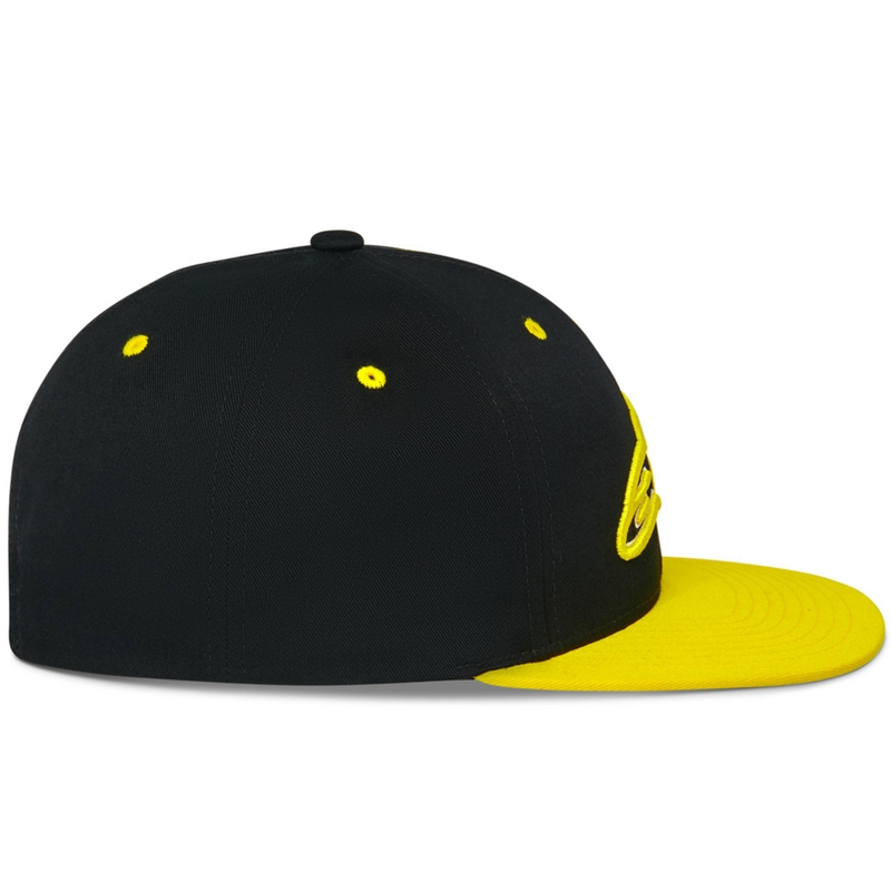 Alpinestars Thickness Snapback Cap schwarz-fluo gelb