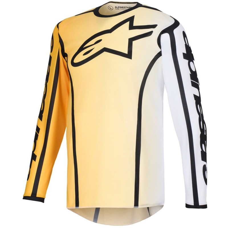 Alpinestars Fluid Apex Motocrosstrikot gelb-schwarz