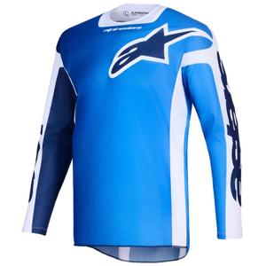 Alpinestars Racer Air Portl Motocross Trikot blau-weiß