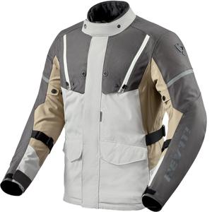 Revit Horizon 3 H2O Motorradjacke grau-sand