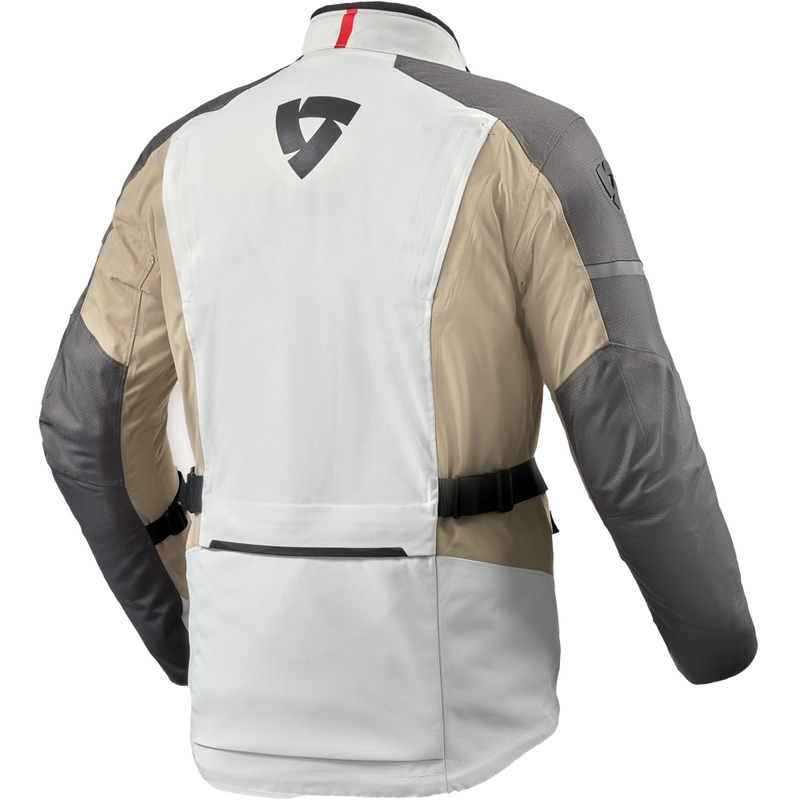 Revit Horizon 3 H2O Motorradjacke grau-sand