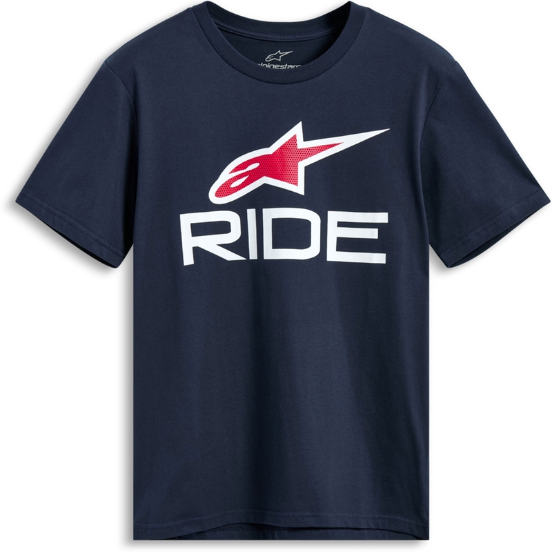 Alpinestars Ride 4.0 CSF T-Shirt blau-weiß-rot